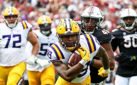 LSU narrowly avoids upset when South Carolina misses last-second field goal