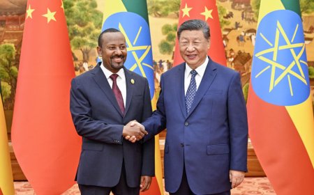 习近平会见埃塞俄比亚总理阿比