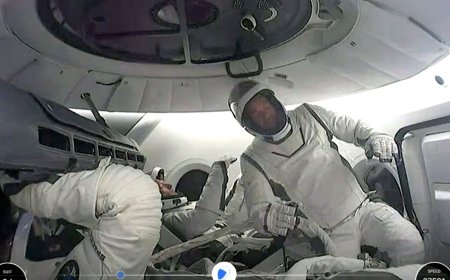 SpaceX’s Polaris Dawn returns to Earth after first private spacewalk