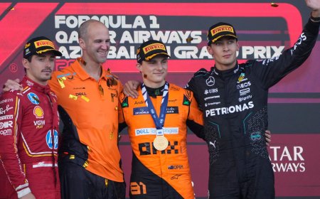 F1: Piastri wins in Baku as McLaren take over at the top