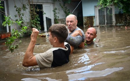 Five dead as torrential rains batter Central and Eastern Europe