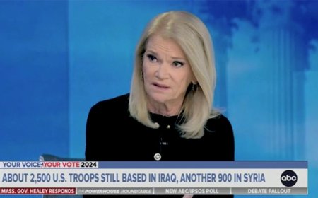 ABC host presses Kamala Harris ally on VP's false claim about active US troops: 'Why would she say that?'