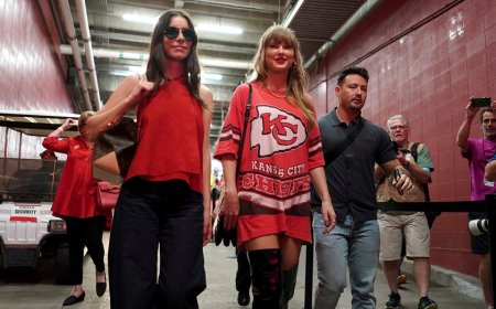 Taylor Swift arrives at Chiefs-Bengals game after Harris endorsement, Trump criticism