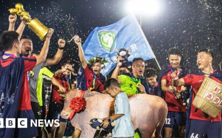 Farmers and students star in China's viral new football league