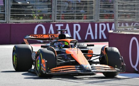 McLaren's Oscar Piastri Wins Azerbaijan Grand Prix Thriller