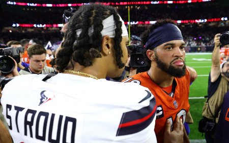 Texans' CJ Stroud says he wasn't trying to 'little bro' Caleb Williams in awkward postgame interaction