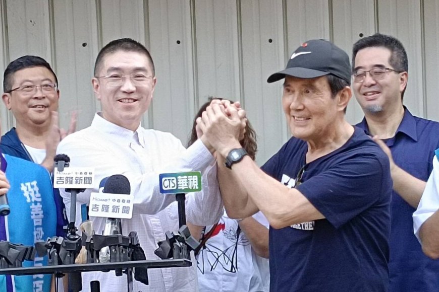 3度赴基隆挺謝國樑!馬英九提及競選站台5次「沒看走眼」:罷謝是錯的