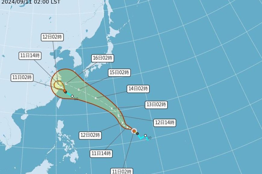 賈新興:颱風貝碧佳周末影響琉球 下周恐還有1到2個颱風