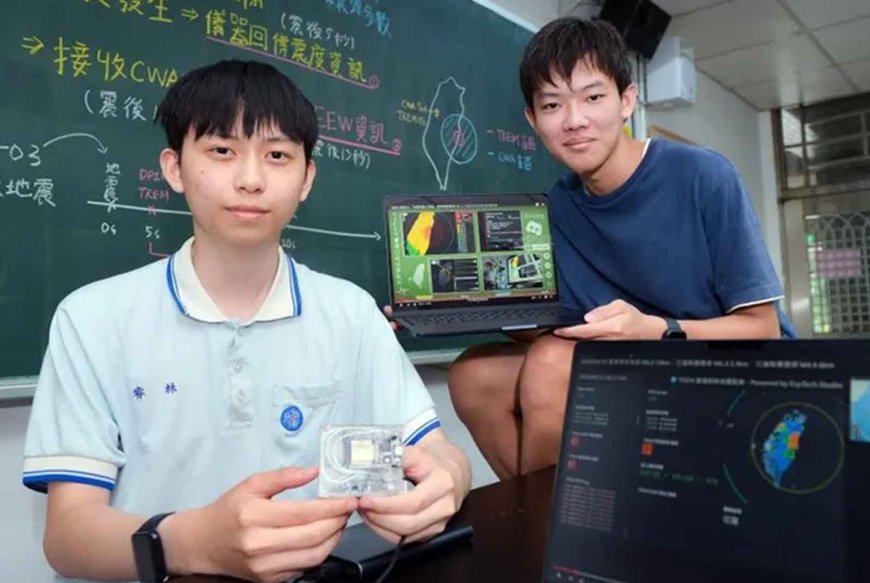 開發50萬下載DPIP地震速報App,18歲高中生林睿:不能光靠燃燒熱情|天下雜誌
