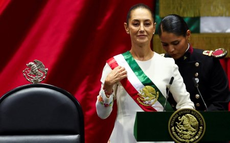 Claudia Sheinbaum sworn in as Mexico’s first female president
