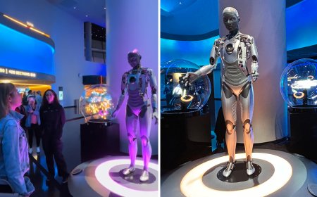 Las Vegas Sphere's robot is seen 'learning about humans' from her interactions with guests