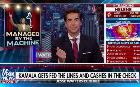 JESSE WATTERS: Kamala Harris' first solo interview on a major news network bombed