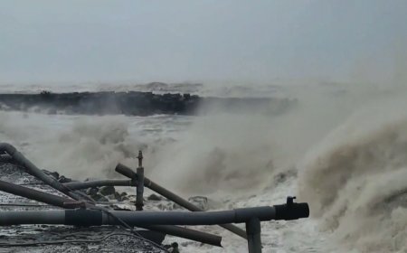 強颱風山陀兒緩慢逼近台灣 全台停工停課