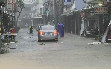 山陀兒今登陸 全台灣繼續停工停課 陸空交通嚴重受阻