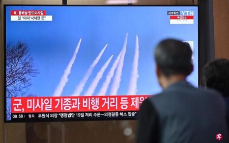 韩国：朝鲜发射多枚短程弹道导弹