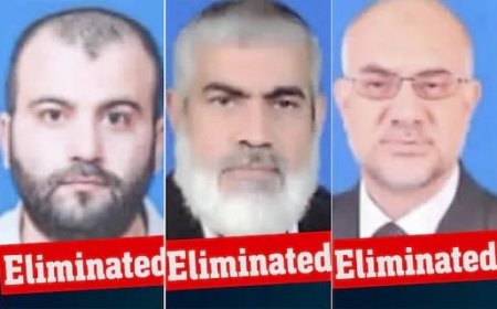 Israel Says Hamas Government Chief, 2 Top Leaders Eliminated In Gaza