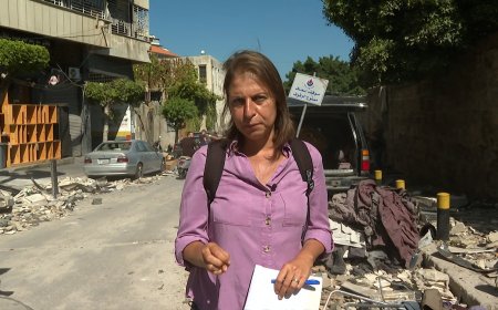 Video: Report from scene of Beirut city centre air attack