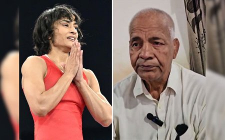 "He Cried...": Vinesh Phogat Accused Of Not Thanking 'Coach' Mahavir Phogat By Cousin Babita Phogat