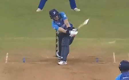 Watch: 6,6,6,4,6,6 - Ex-New Zealand Star Slams 34 Runs In An Over, Breaks Internet