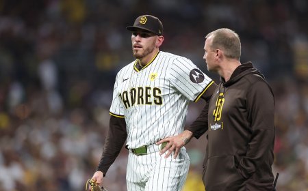 Padres hit with 'sudden and drastic' blow to starting rotation on eve of postseason series with Dodgers