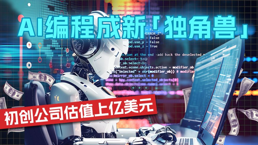 AI编程成新“独角兽”,初创公司估值上亿美元